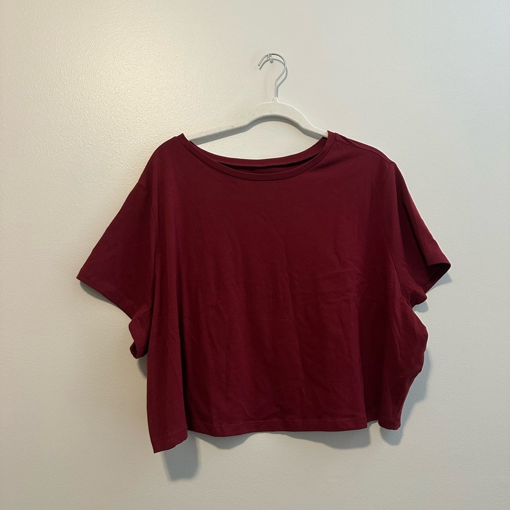Wild Fable Burgundy Women's Crop Top Size 4X